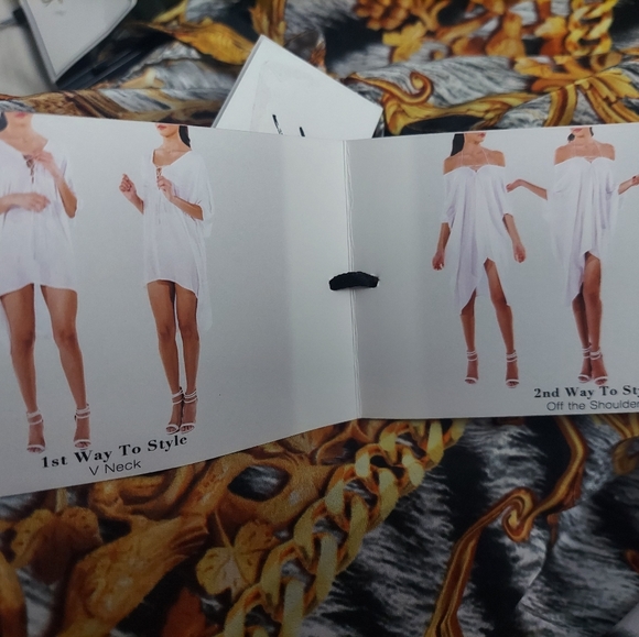 Shahida parides zebra barocco short kaftan - Picture 5 of 7